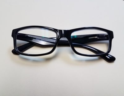 500x Black Frame Hobbyist Magnifying Eyeglasses